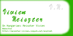 vivien meiszter business card